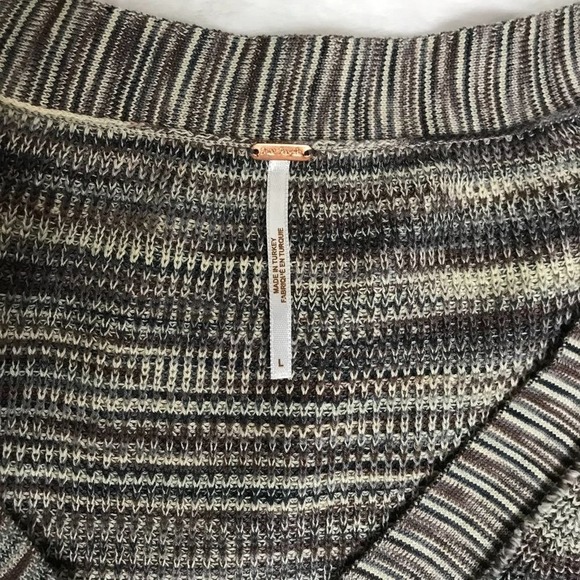 𝅺New FREE PEOPLE Mercury Henley‎ Sweater Large - Picture 8 of 8